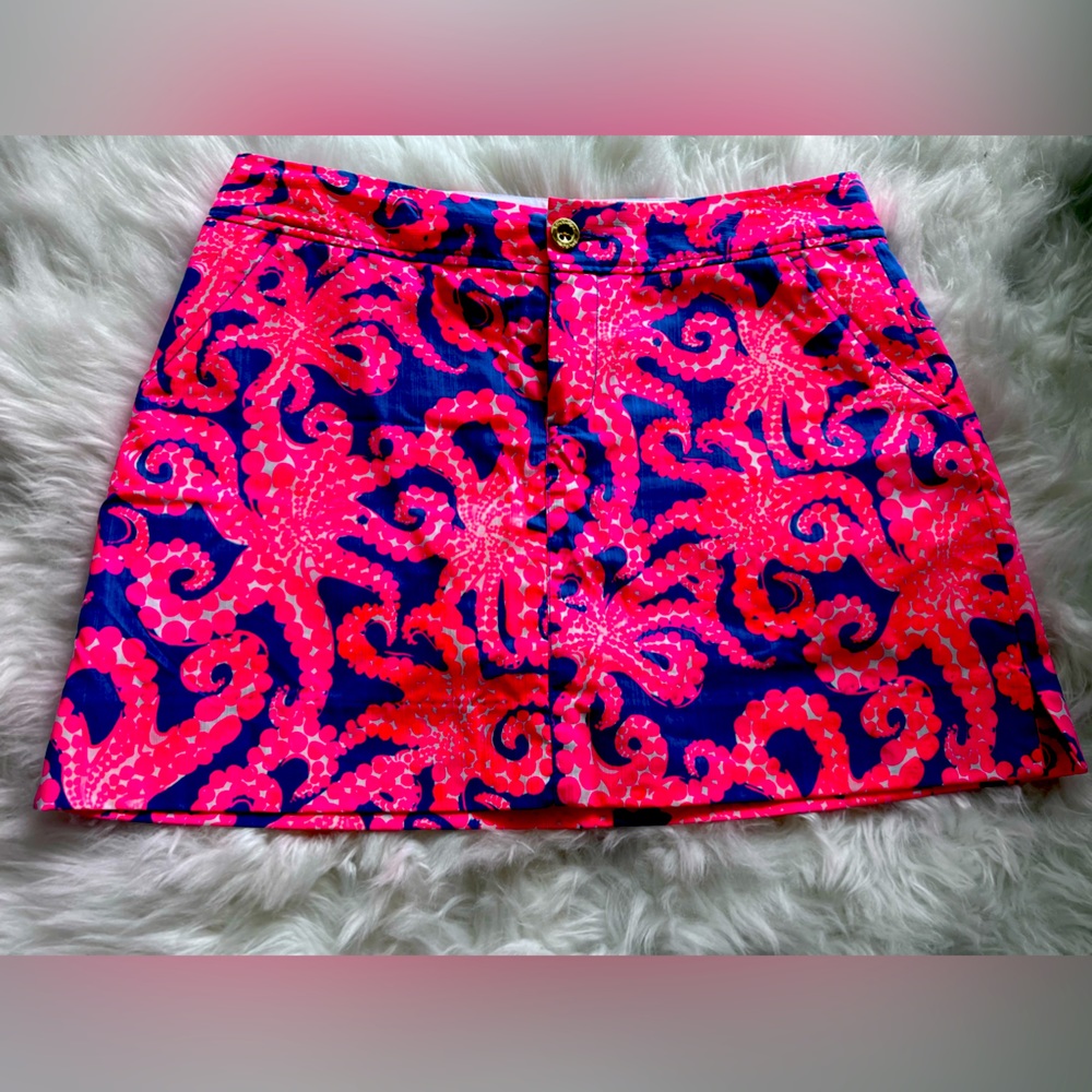 Lilly Pulitzer Octopus Women’s Nicki Skirt/Skort Size 8